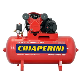 COMPRESSOR DE AR CHIAPERINI 10 RED 110L