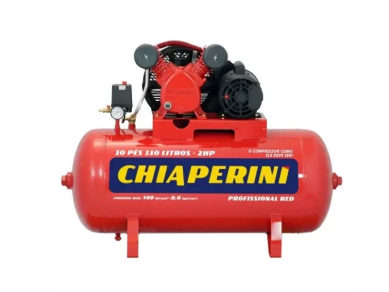 COMPRESSOR DE AR CHIAPERINI 10 RED 110L