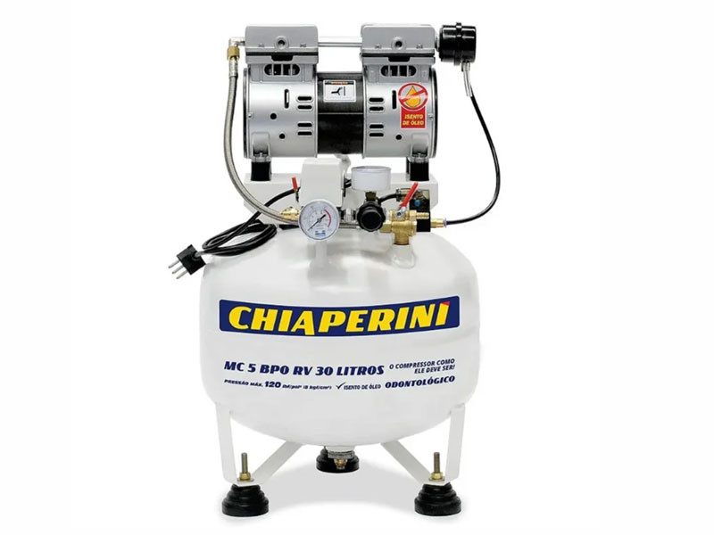 COMPRESSOR ODONTOLOGICO CHIAPERINI MC 5 BPO 30L